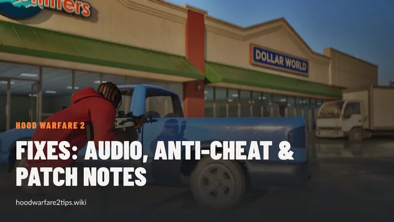 Hood Warfare 2 Fixes: Audio, Anti-Cheat & Patch Notes